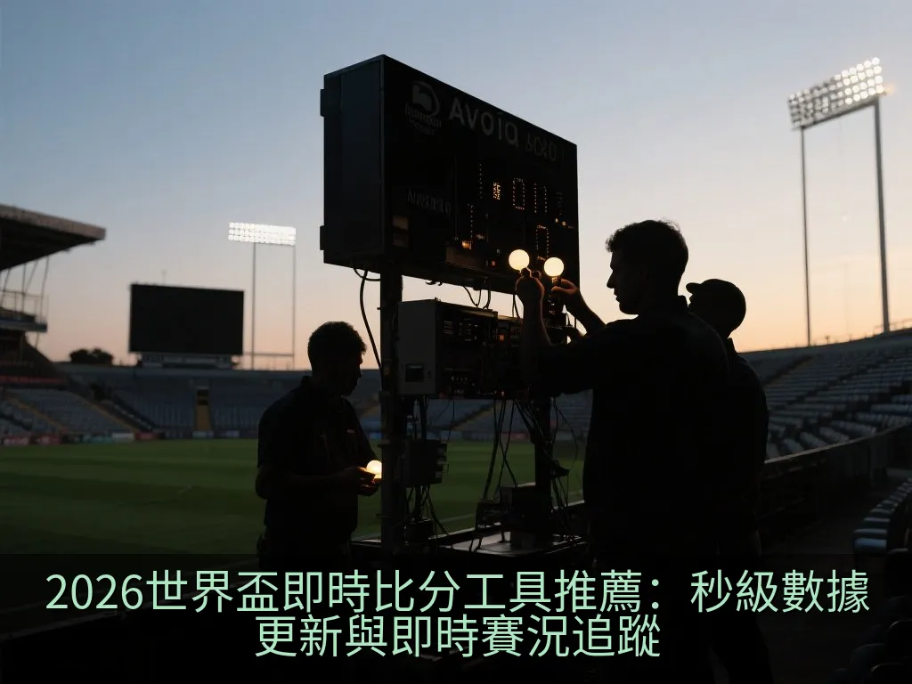 足球比賽數據統計與即時通知設定界面