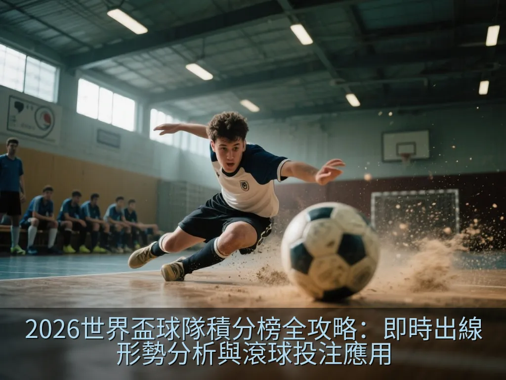 2026世界盃球隊積分榜全攻略：即時出線形勢分析與滾球投注應用